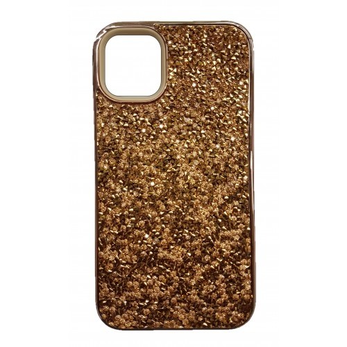 iPhone 13 Pro Max/iPhone 12 Pro Max Glitter Bling Case Gold